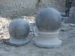 青石擋車石、青石車止石、青石圓球