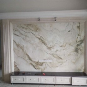 山水紋 波浪紋大理石背景墻供應