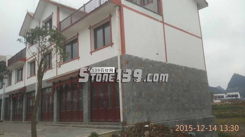 龍潭石材 純天然文化石 蘑菇石墻面