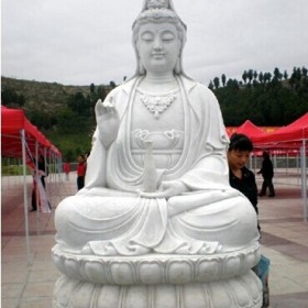 福建石雕現貨觀音，石雕四面觀音菩薩，觀音實力廠家