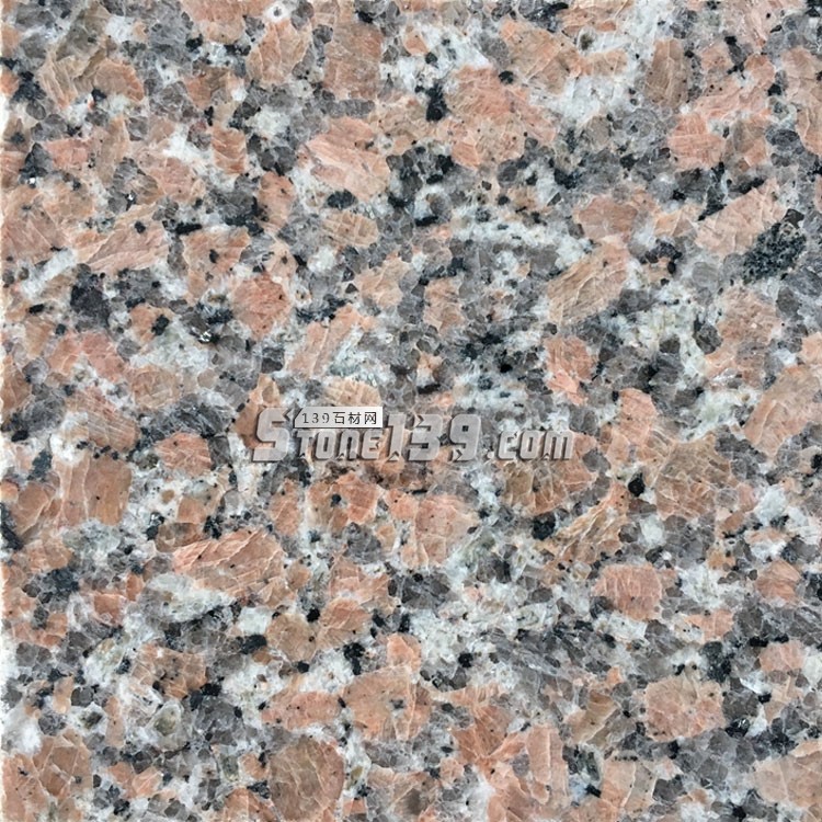 廣西岑溪花崗巖粉紅麻、楓葉紅、海棠紅、三堡紅石材的對比