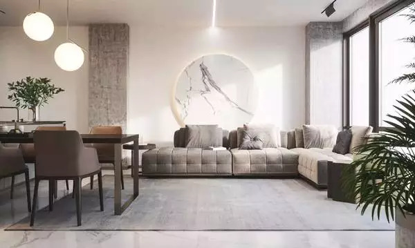 大理石+金屬，輕奢風的最佳cp