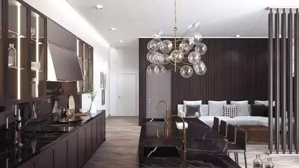 大理石+金屬，輕奢風的最佳cp