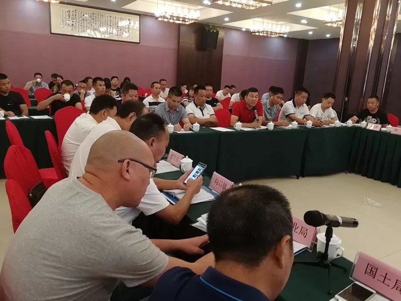 湖北麻城市委常委、統戰部部長戴昌遠一行考察交流富強石材綠色礦山經驗