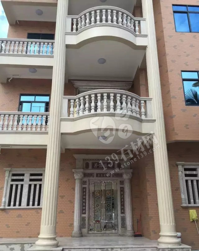 福建閩南地區(qū)鄉(xiāng)村自建房大門石材案例欣賞