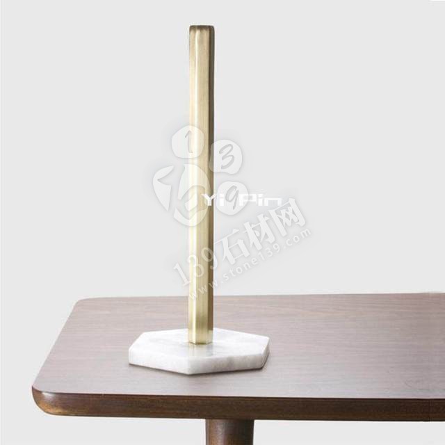 黃銅與大理石的組合 打造家居時尚