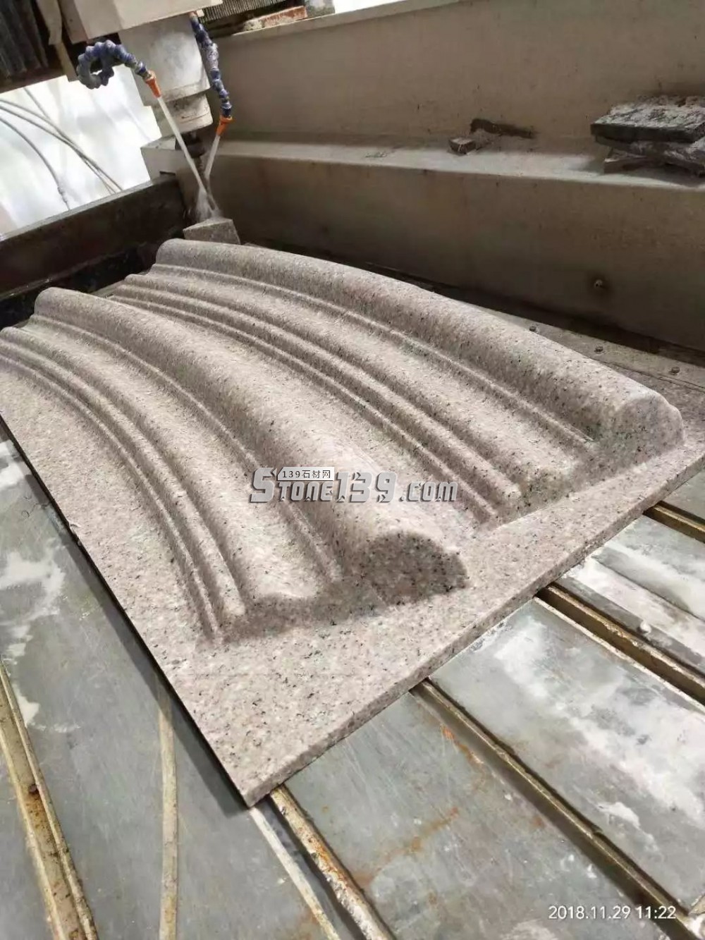 花崗巖異形雕刻機弧形線條產品