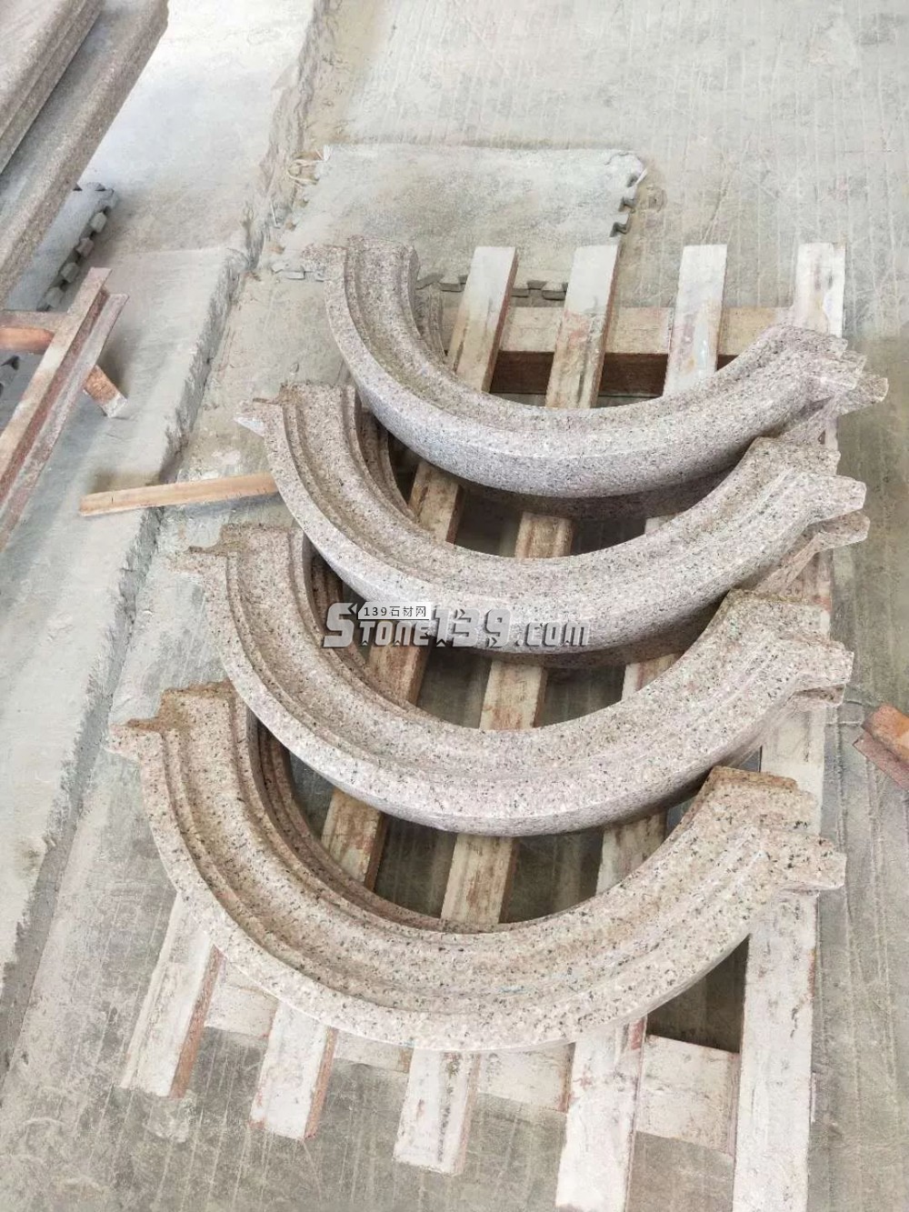 花崗巖異形雕刻機弧形線條產品