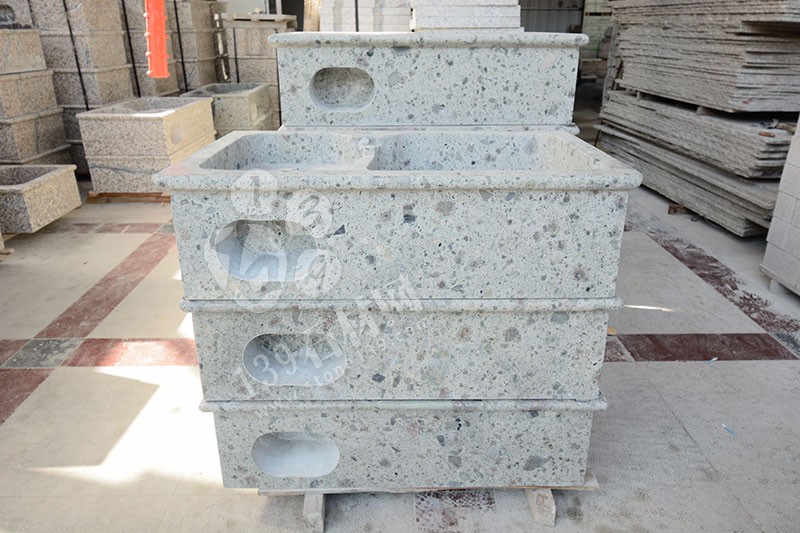 福建漳州洗衣池工廠樂晨石材批發花崗巖一體洗衣池