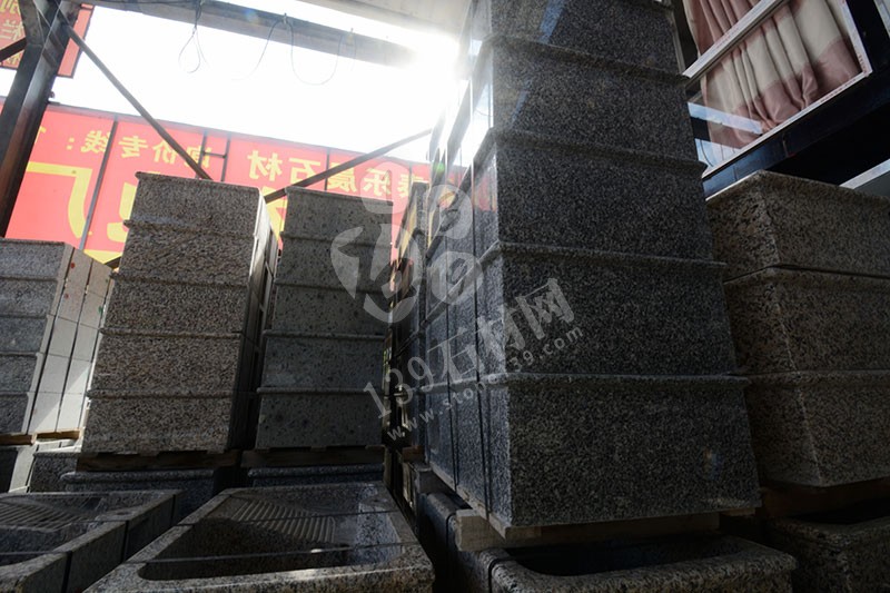 福建漳州洗衣池工廠樂晨石材批發花崗巖一體洗衣池