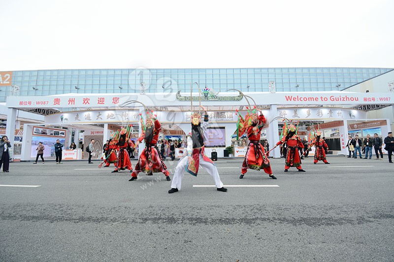 2019年廈門石材展-貴州巨鼎石業展館現場（A-W087展位號）