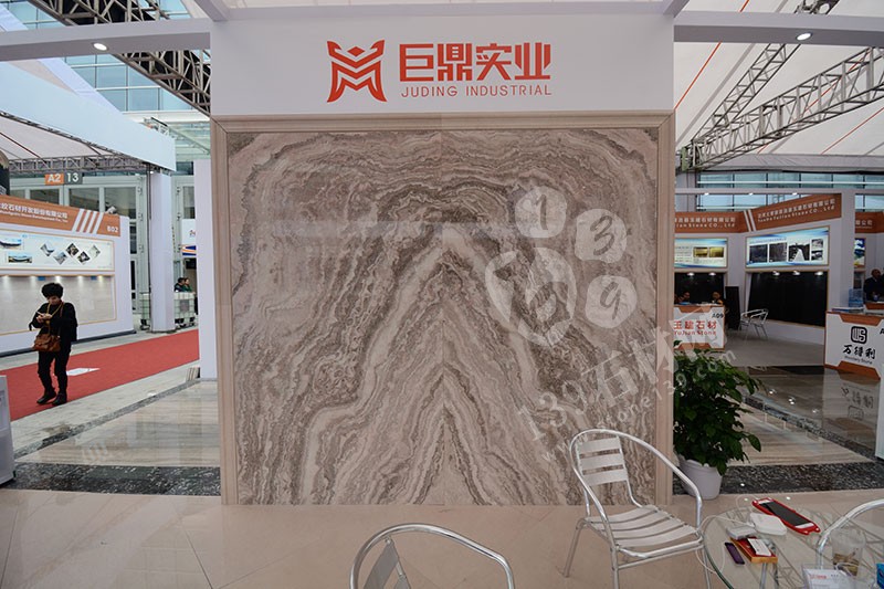 2019年廈門石材展-貴州巨鼎石業展館現場（A-W087展位號）