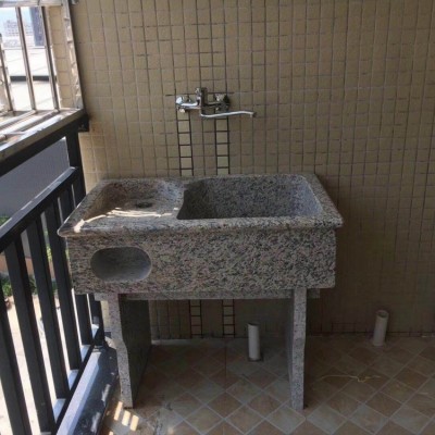 福建虎皮石洗衣池批發 家裝原石洗衣池 100年不壞