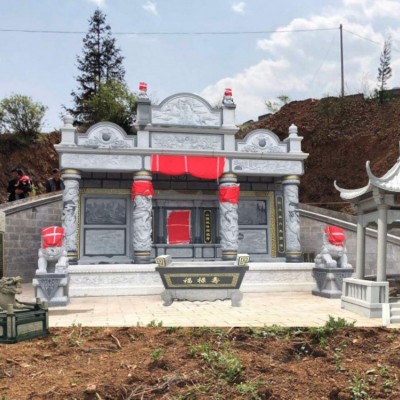福建大型墓碑石材雕刻 中式墓碑石材產品配套雕刻