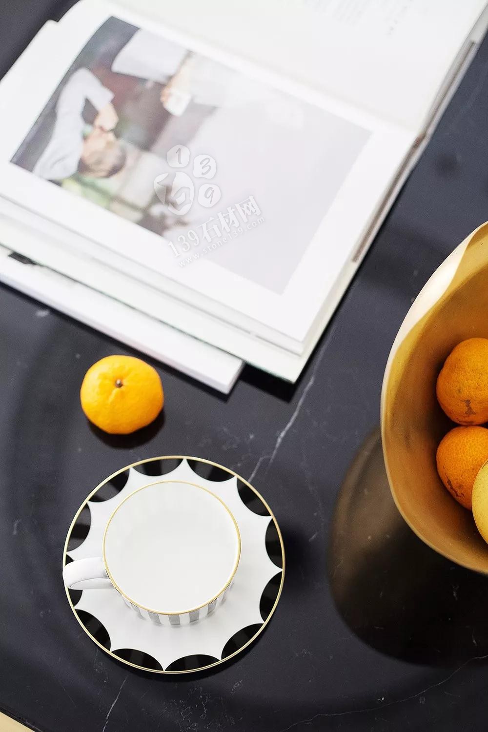 黑色石材帶根的三個品種（黑白根、茶玉、勞倫黑金）對比介紹