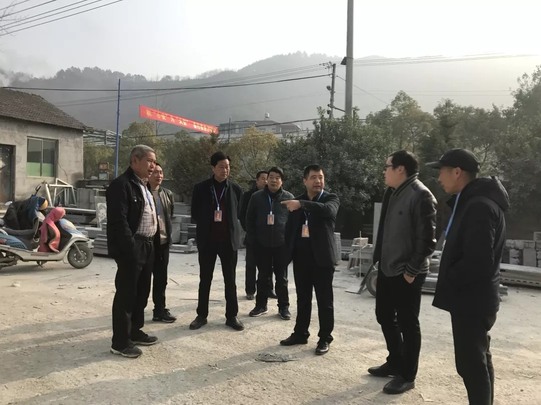浙江桐廬縣鐘山鄉人大代表開展石材行業整治專項視察活動