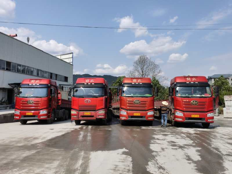 五蓮石材復工裝車頻繁 石材產業園發出600余車次，庫存將售罄