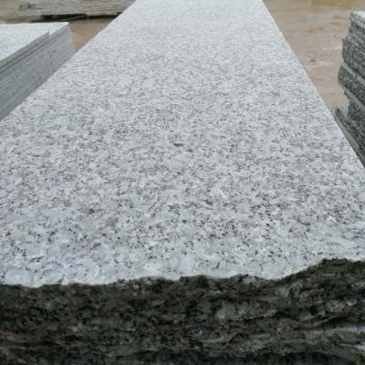 巴拉花芭拉白花崗巖大花白火燒面機切面地鋪板