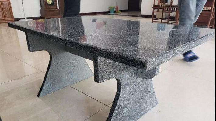 山西芝麻黑石材產區長治市平順縣芝麻黑礦山荒料產品欣賞