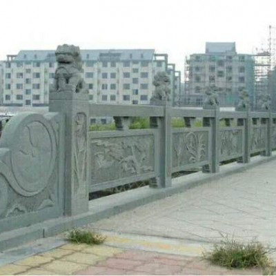青石欄桿，石雕欄桿，石欄板，橋欄板