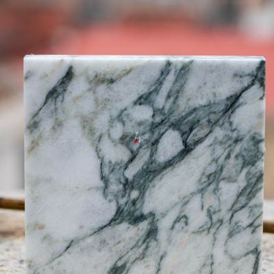 新品大理石樣品白色深綠色網紋金點 紫色塊