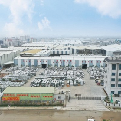 東辰石業 專供高鐵機場干掛石材 麻城芝麻白麻面光面