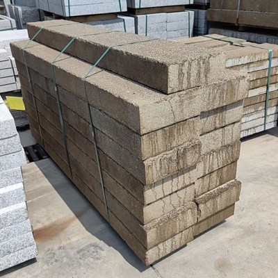 遂昌紅花崗巖做舊仿古路沿石成品