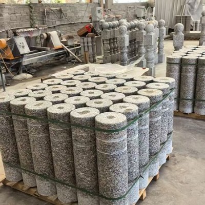 河南花崗巖擋車柱批發可加工各種異形成品