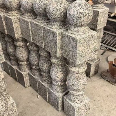 梨花白欄桿柱方圓結合的經典范式